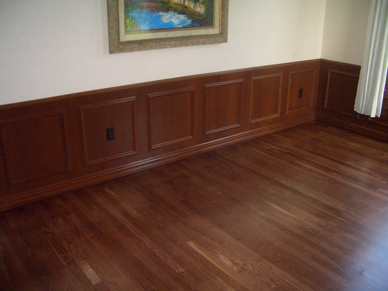 Cherry hardwood Installed and finished