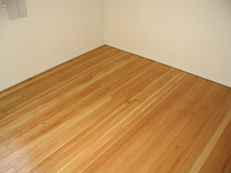 A very clean refinished Fir floor
